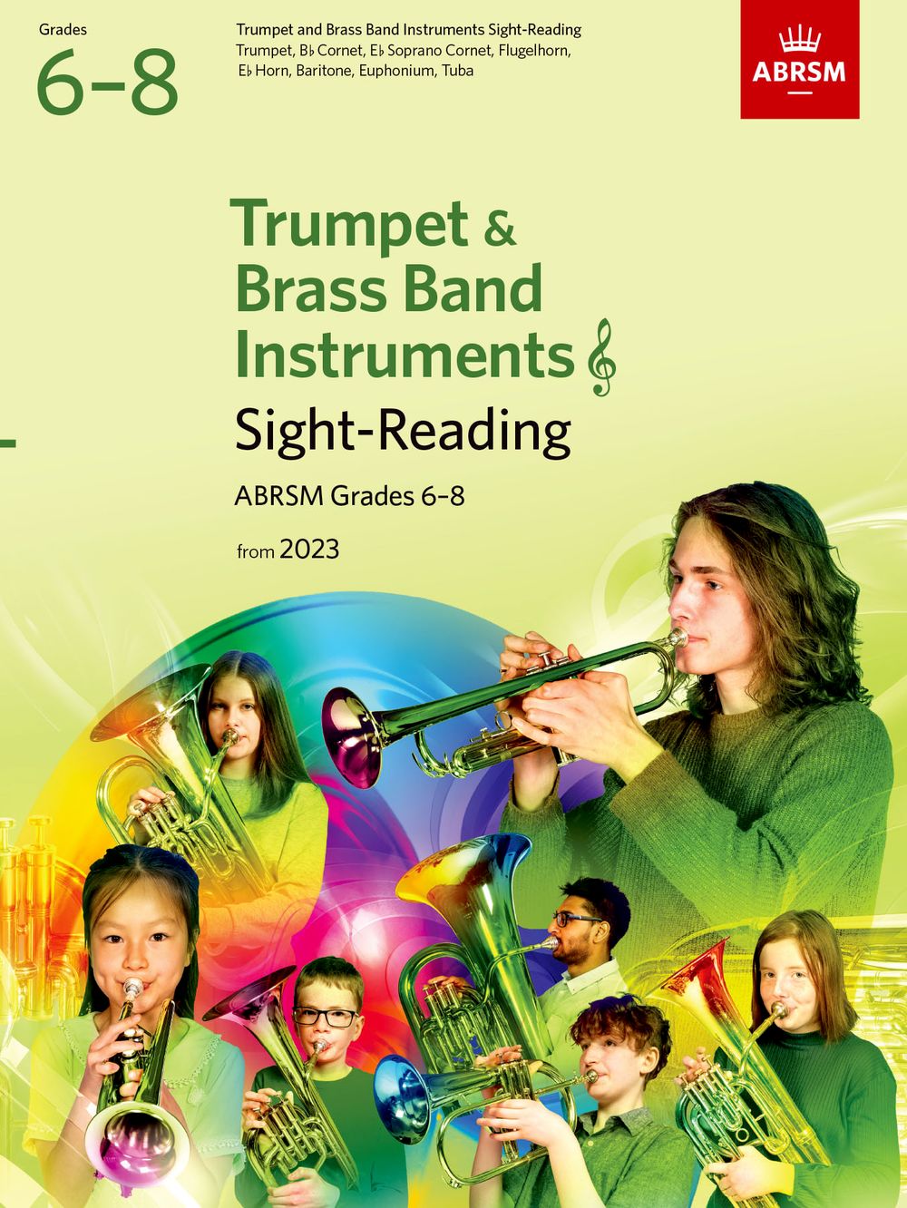 Sight-reading Trumpet & Brass Insts 2023 6-8 Abrsm Sheet Music Songbook