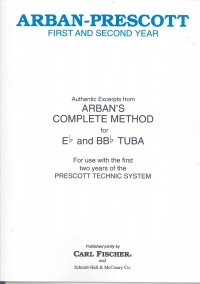 First & Second Year Tuba Playing Arban Sheet Music Songbook