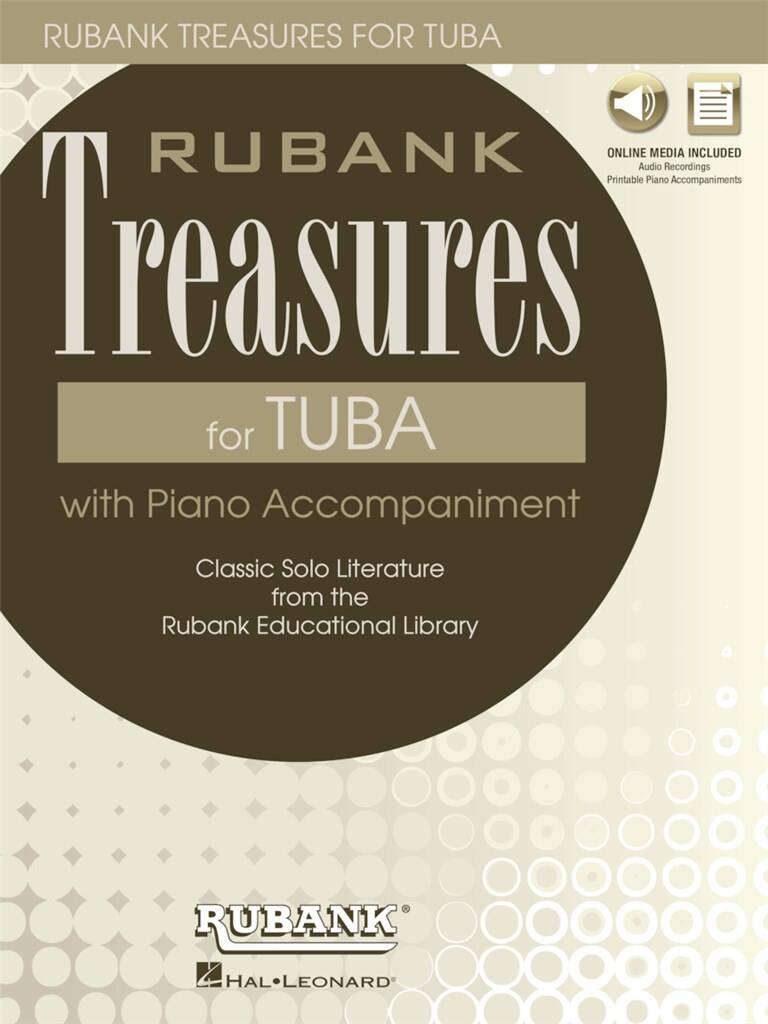 Rubank Treasures For Tuba Sheet Music Songbook