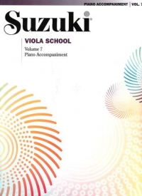 Suzuki Viola School Vol 7 Piano Accompaniment Sheet Music Songbook