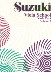 Suzuki Viola School Vol 7 Viola Part Sheet Music Songbook