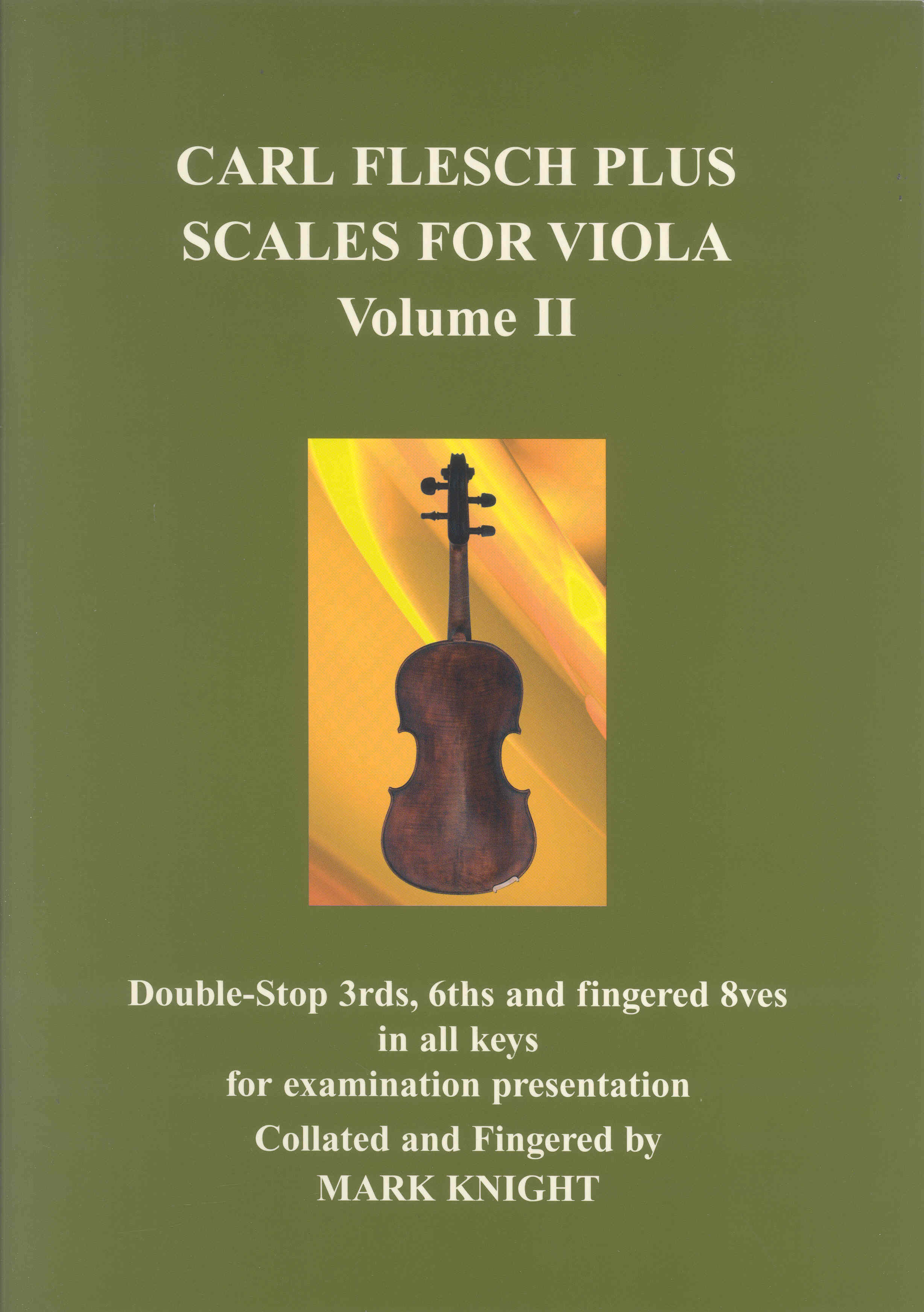Carl Flesch Plus Scales For Viola Vol Ii Knight Sheet Music Songbook