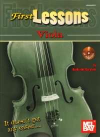First Lessons Viola Curatolo Book & Cd Sheet Music Songbook
