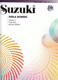Suzuki Viola School Vol 3 Revised + Cd Sheet Music Songbook
