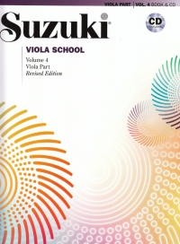 Suzuki Viola School Vol 4 Revised + Cd Sheet Music Songbook