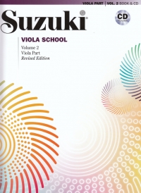 Suzuki Viola School Vol 2 Revised + Cd Sheet Music Songbook