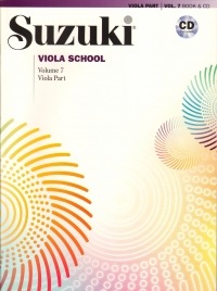Suzuki Viola School Vol 7 + Cd Sheet Music Songbook