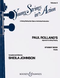 Young Strings In Action Vol 2 Violin Student Book Sheet Music Songbook