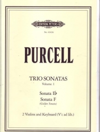 Purcell Trio Sonatas Woehl 2 Vlns & Pf Vc & Vla Pts Sheet Music Songbook