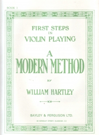 First Steps In Violin Playing Book 1 Hartleys Sheet Music Songbook