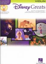 Disney Greats Violin Book & Cd Sheet Music Songbook