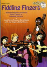 Fiddling Fingers Teachers Score Book & Cd Sheet Music Songbook