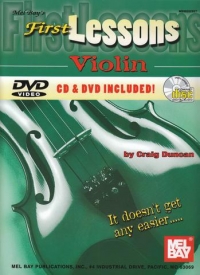 First Lessons Violin Duncan Book Cd & Dvd Sheet Music Songbook