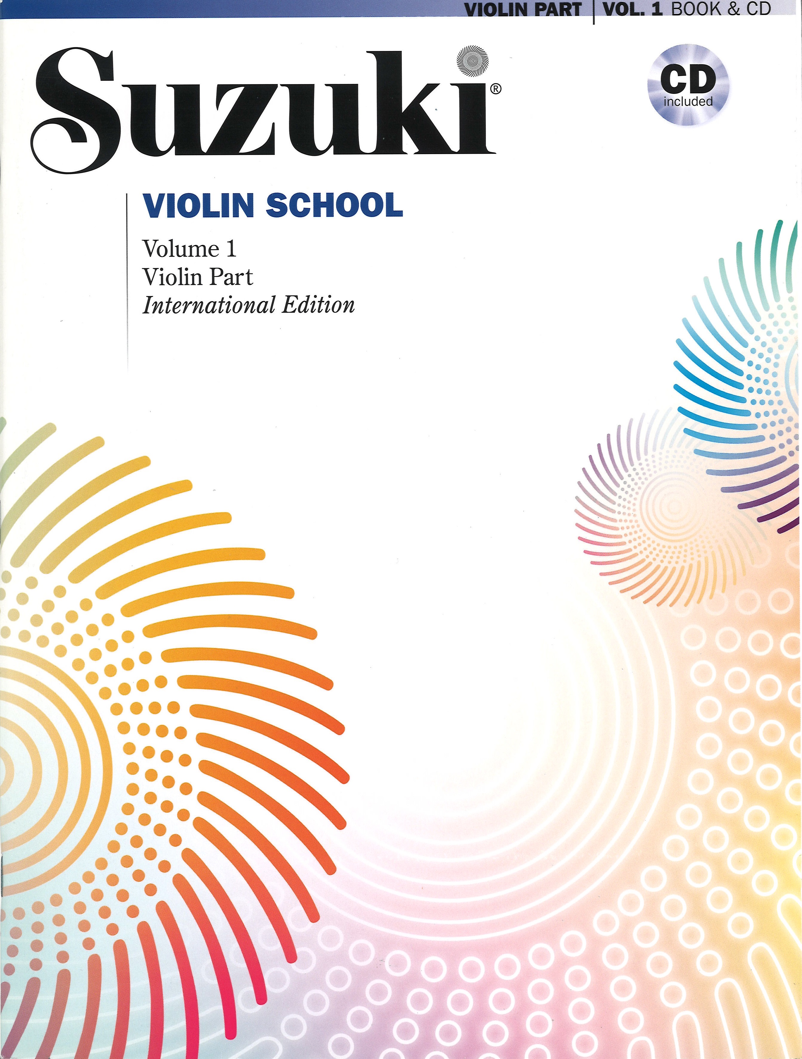 Suzuki Violin School Vol 1 Violin Pt +cd Int Ed Sheet Music Songbook