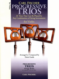 Progressive Trios Violin Gazda Sheet Music Songbook