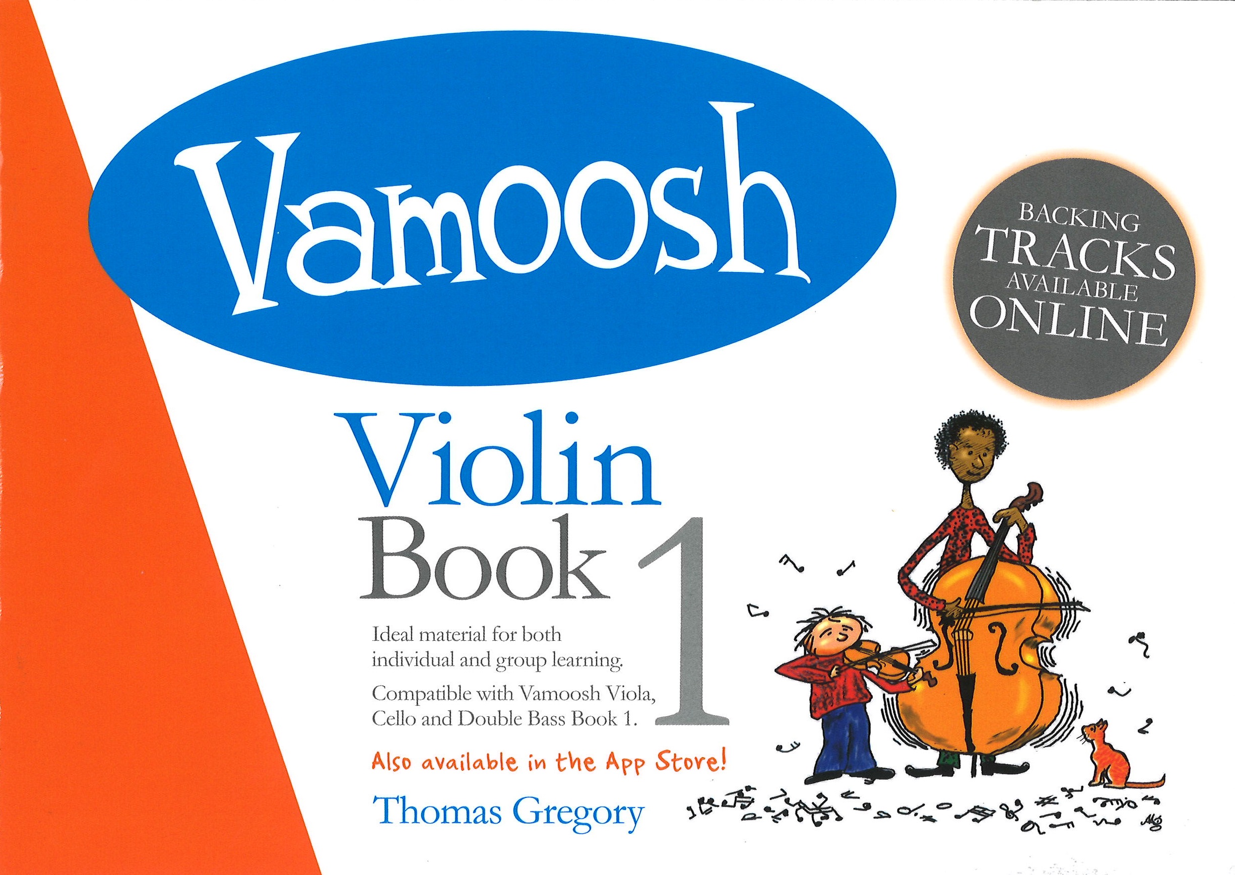 Vamoosh Violin Book 1 Gregory + Online Audio Sheet Music Songbook