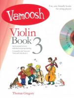 Vamoosh Violin Book 3 Gregory + Cd Sheet Music Songbook