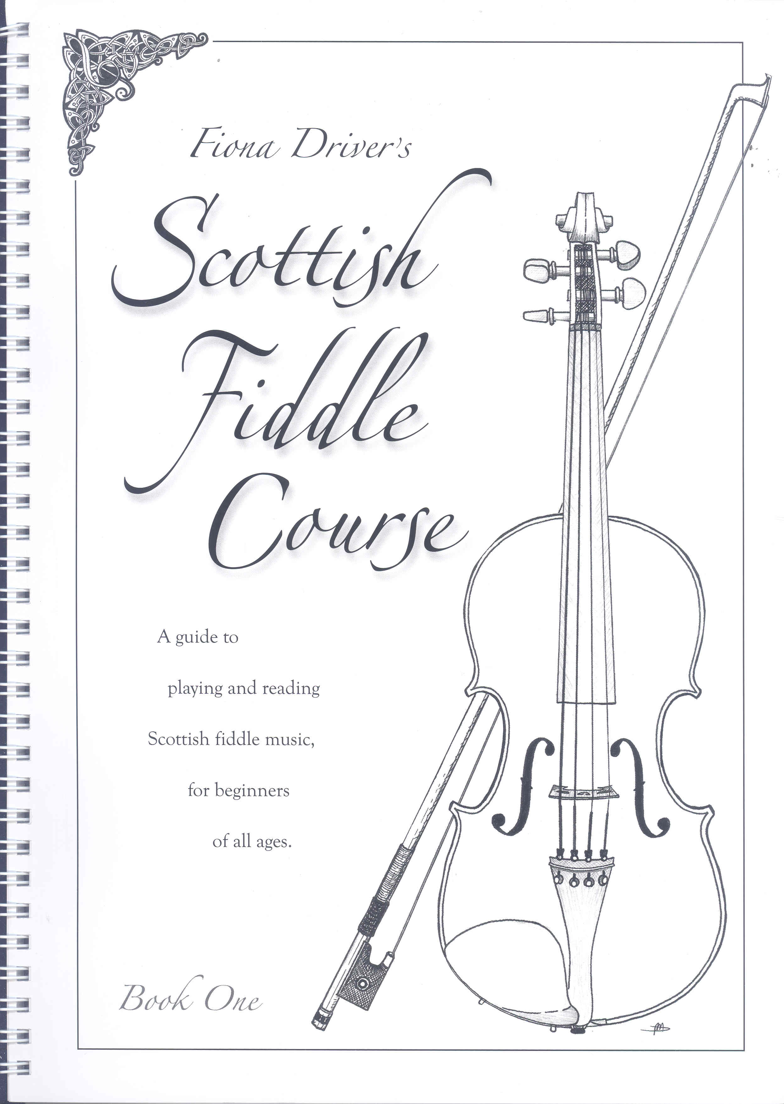 Fiona Drivers Scottish Fiddle Course Book & Cd Sheet Music Songbook