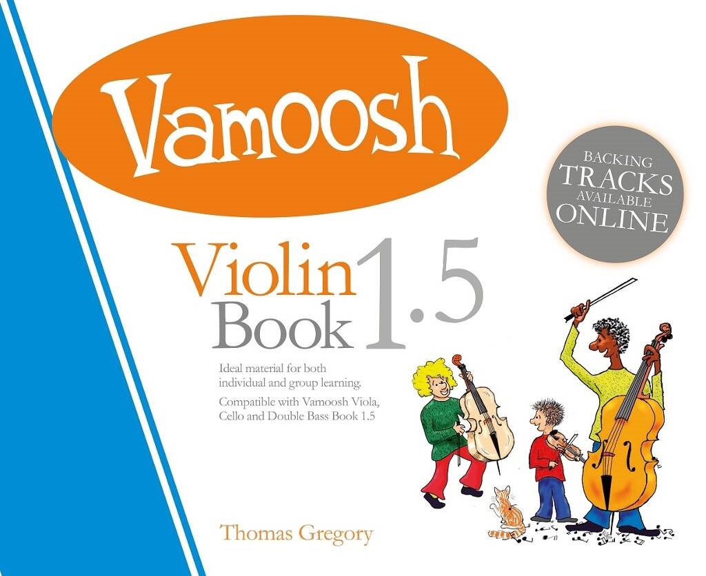 Vamoosh Violin Book 1.5 Gregory + Online Audio Sheet Music Songbook
