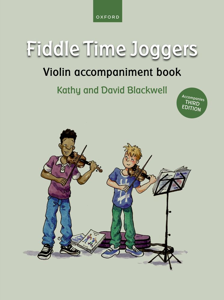 Fiddle Time Joggers Violin Accomp For 3rd Edition Sheet Music Songbook
