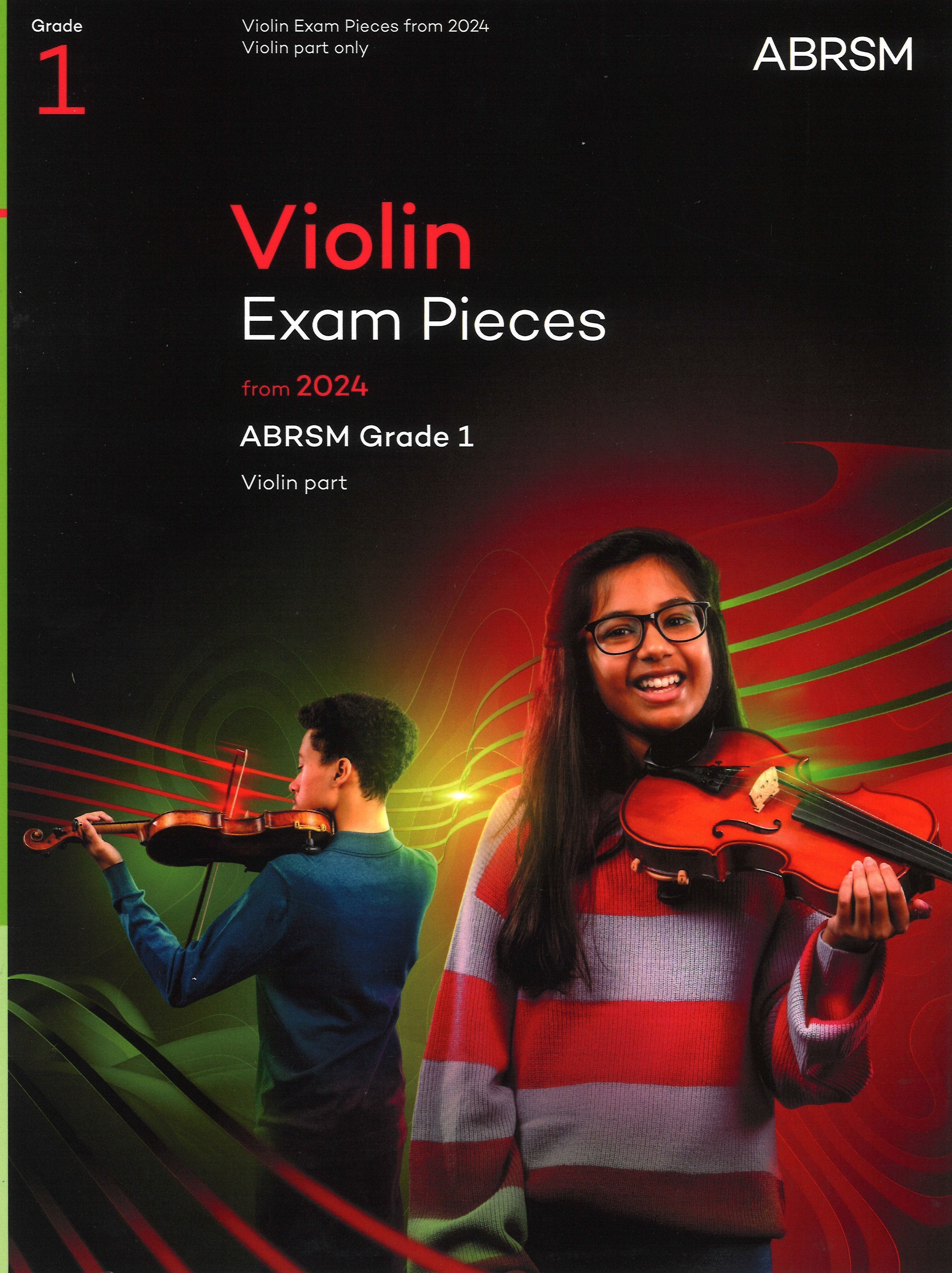 Violin Exam From 2024 Grade 1 Part Abrsm Sheet Music Songbook