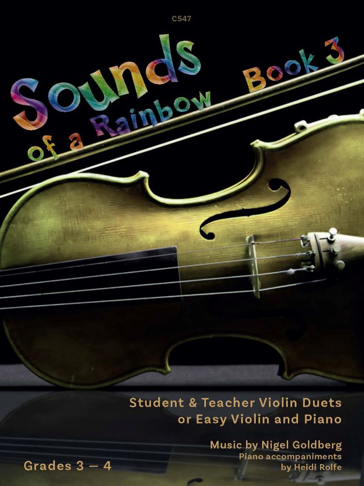 Sounds Of A Rainbow Book 3 Goldberg Violin Duet Sheet Music Songbook