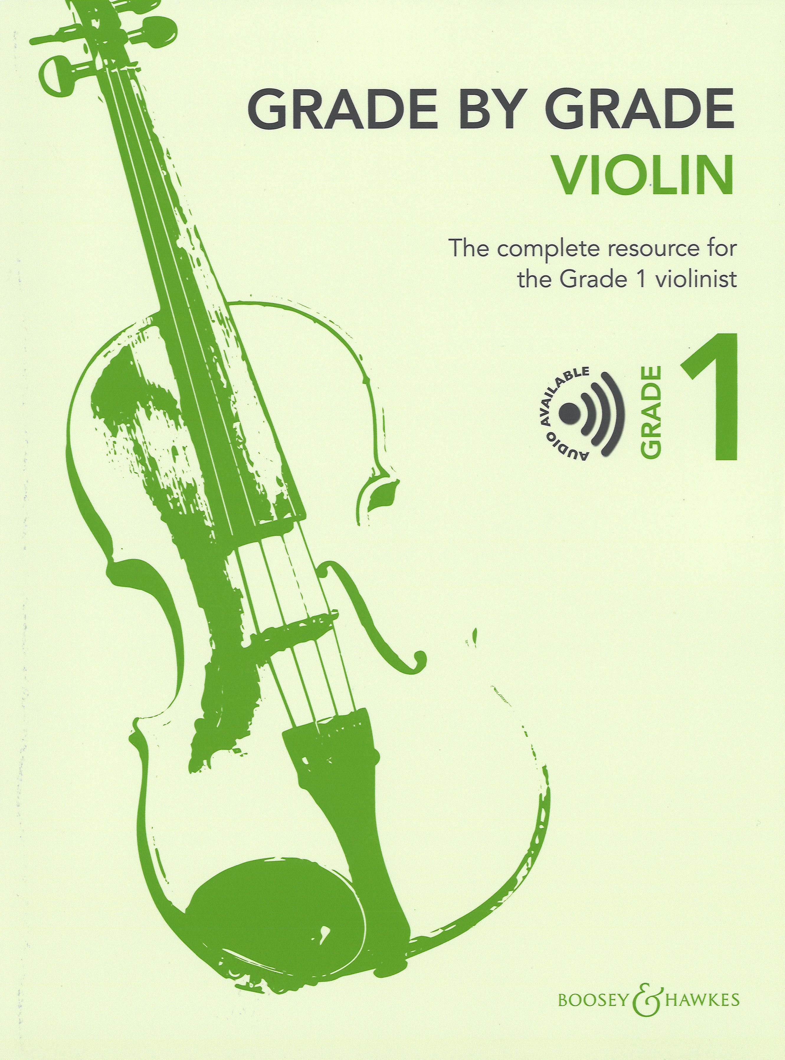 Grade By Grade Violin Grade 1 Book & Audio Sheet Music Songbook