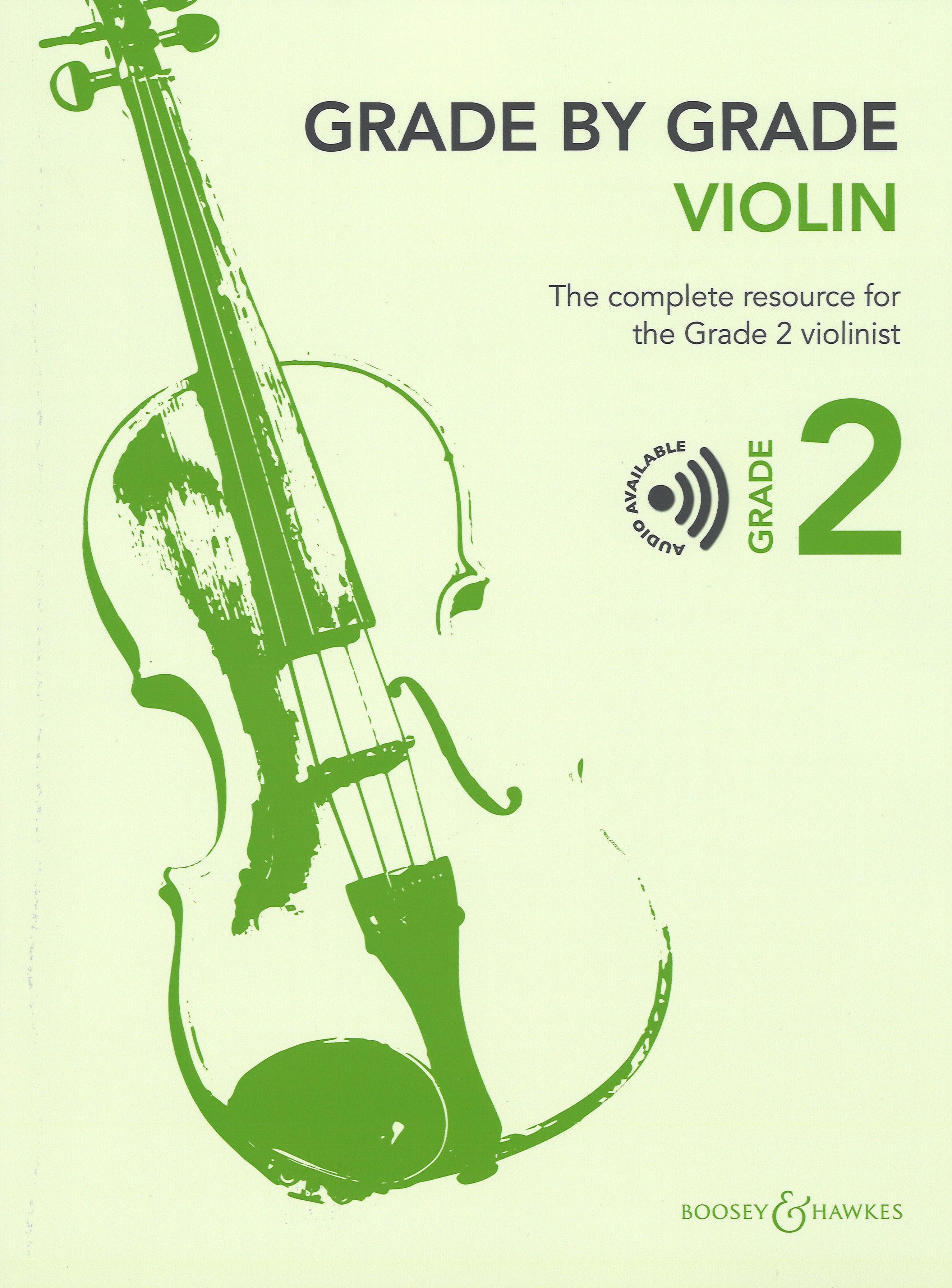 Grade By Grade Violin Grade 2 Book & Audio Sheet Music Songbook