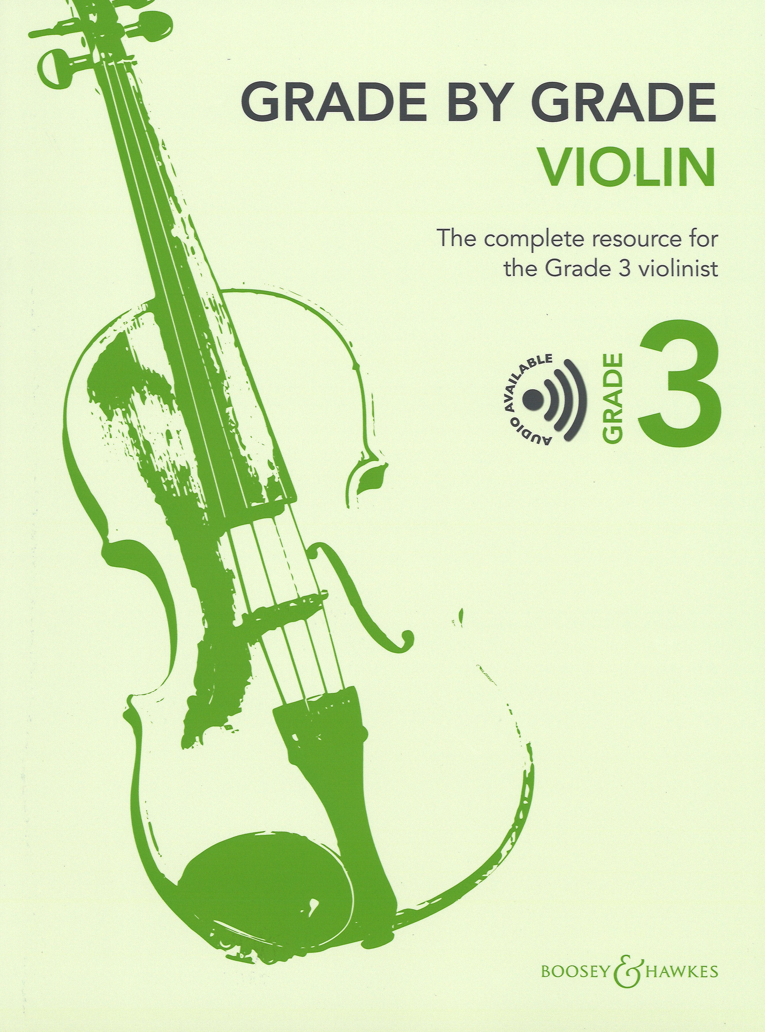 Grade By Grade Violin Grade 3 Book & Audio Sheet Music Songbook