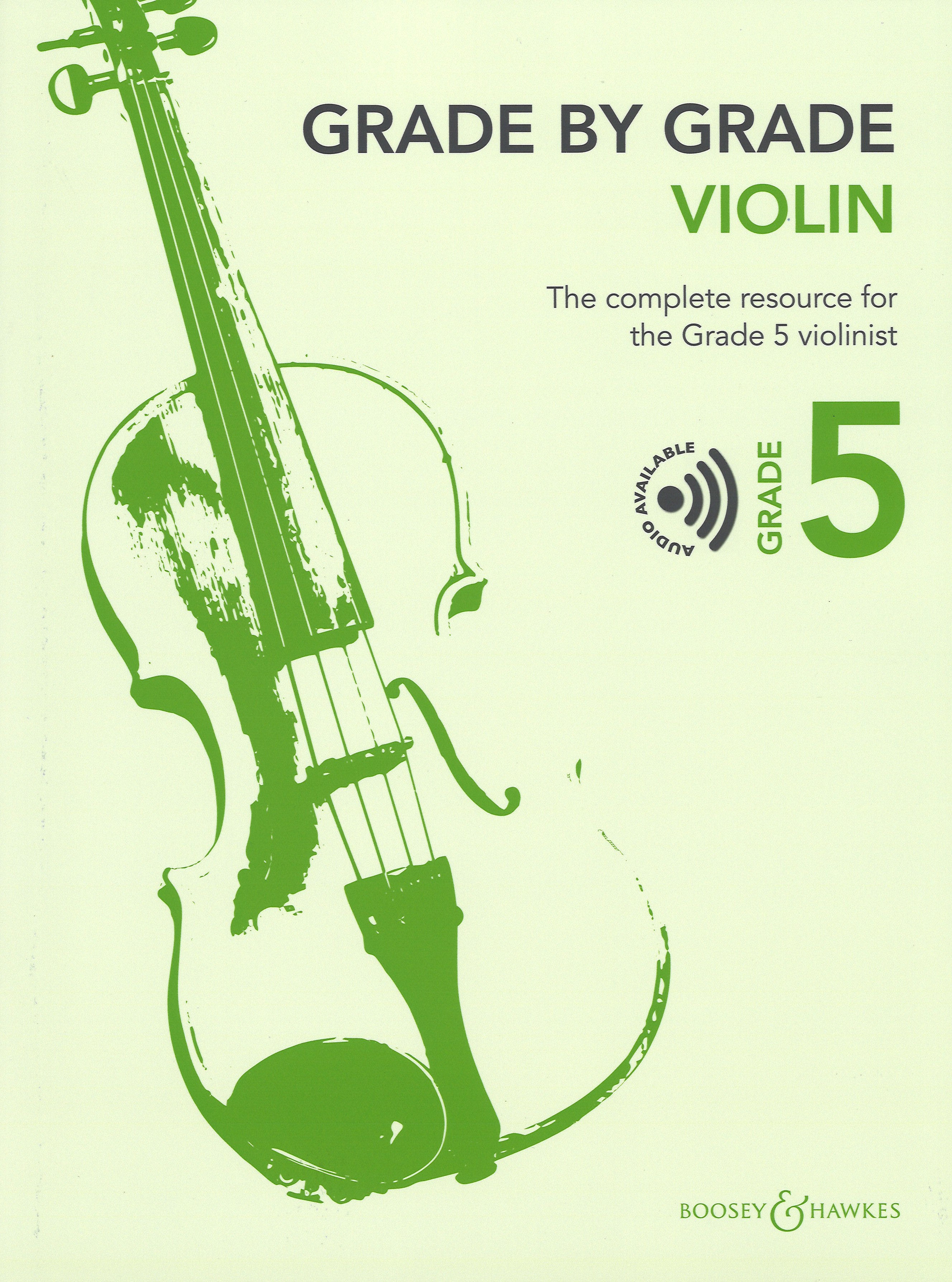 Grade By Grade Violin Grade 5 Book & Audio Sheet Music Songbook