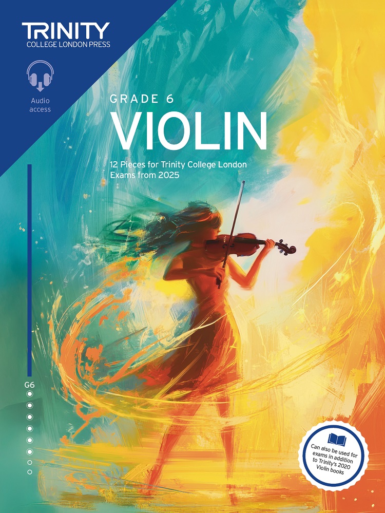 Trinity Violin Exam From 2025 Grade 6 Score & Part Sheet Music Songbook