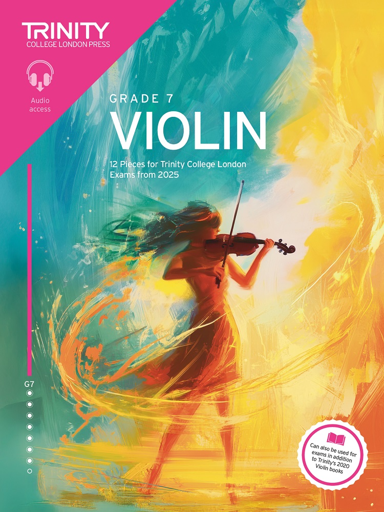 Trinity Violin Exam From 2025 Grade 7 Score & Part Sheet Music Songbook