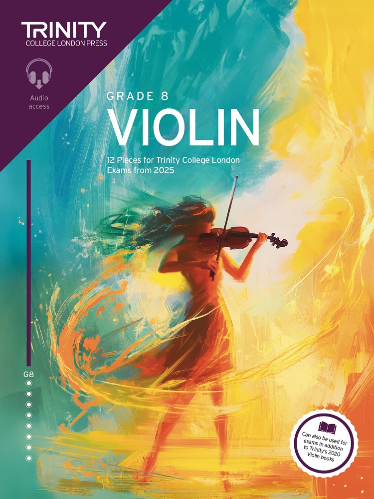 Trinity Violin Exam From 2025 Grade 8 Score & Part Sheet Music Songbook