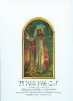 Ill Walk With God Easy Piano/organ/vocal Sheet Music Songbook