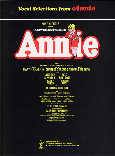 Annie Vocal Selection (broadway) Pvg Sheet Music Songbook