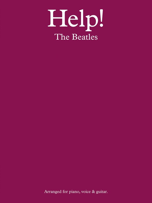 Beatles Help Pvg Sheet Music Songbook