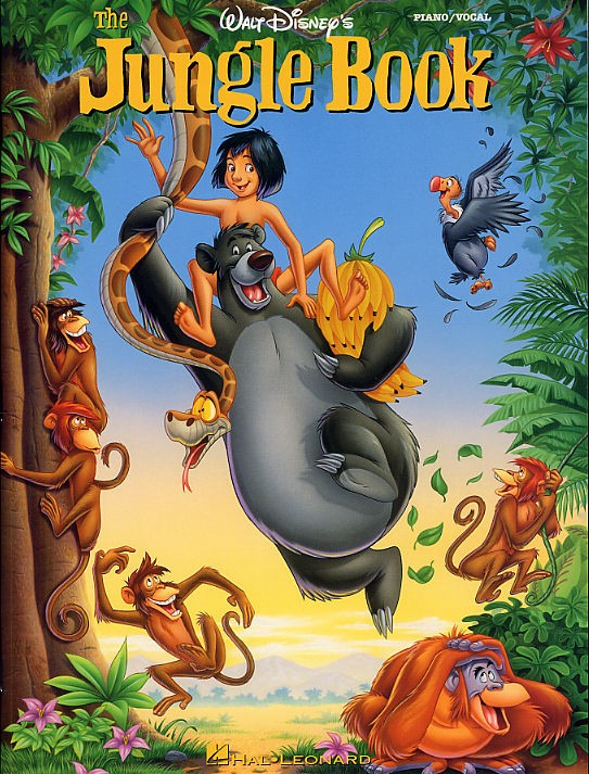 Jungle Book Vocal Selections Pvg Sheet Music Songbook