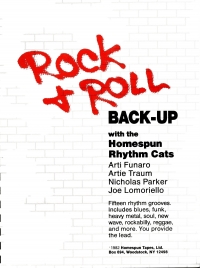 Rock & Roll Back-up (rhythm Cats) Book & Cass Pvg Sheet Music Songbook