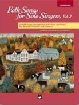 Folk Songs For Solo Singers 2 Medium/high Pvg Sheet Music Songbook