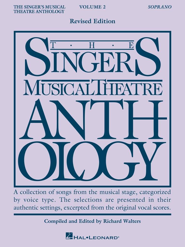 Singers Musical Theatre Anthology 2 Soprano Sheet Music Songbook