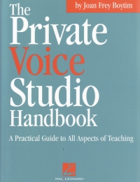 Private Voice Studio Handbook Boytim Sheet Music Songbook