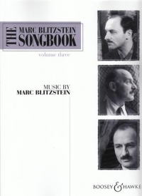 Marc Blitzstein Song Book Vol 3 Pvg Sheet Music Songbook