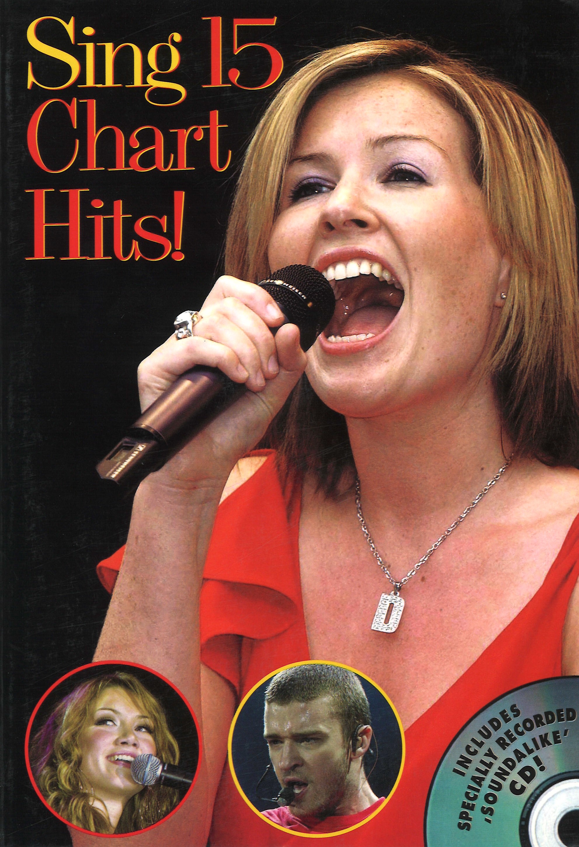 Sing 15 Chart Hits Book & Cd Pvg Sheet Music Songbook