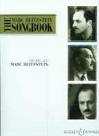 Marc Blitzstein Song Book Vol 1 Pvg Sheet Music Songbook