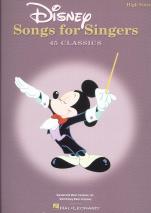 Disney Songs For Singers High Voice Pvg Sheet Music Songbook