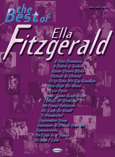 Ella Fitzgerald Best Of Piano Vocal Guitar Sheet Music Songbook