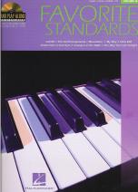 Piano Play Along 15 Favourite Standards Bk &cd Pvg Sheet Music Songbook