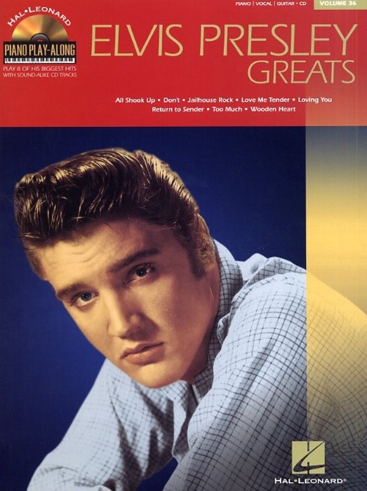 Piano Play Along 36 Elvis Presley Greats Bk&cd Pvg Sheet Music Songbook