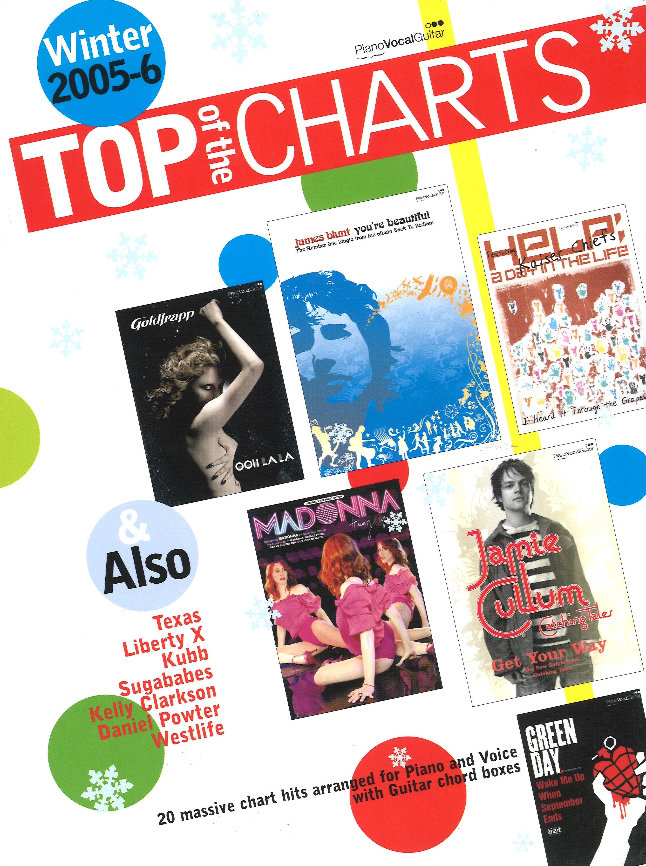 Top Of The Charts Winter 2005-6 Pvg Sheet Music Songbook