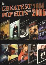 Greatest Pop Hits Of 2004-2005 Pvg Sheet Music Songbook